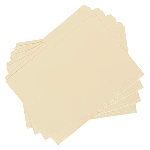 Smart Home Basics Manila File Folders, Letter Size, 1/2 Tab Essentials