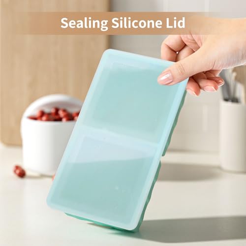 Silicone Freezer Tray for Soup Ice Cubes: