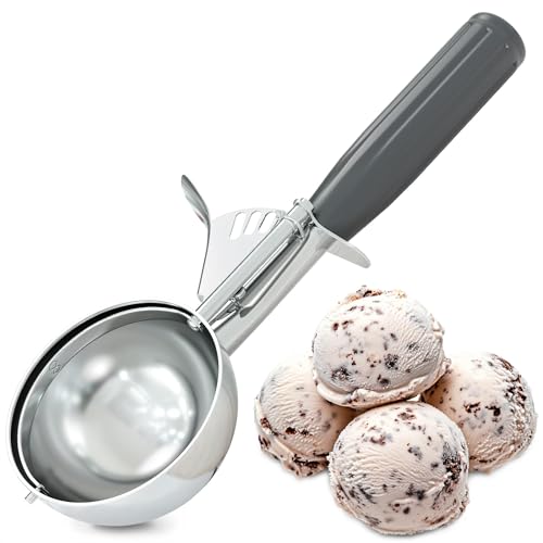 Modern 4 oz Large Ice Cream Scoop with Trigger Release #8